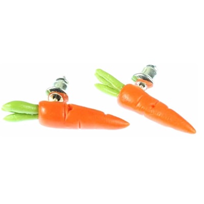 Pendientes zanahorias